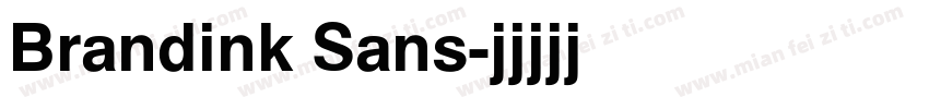 Brandink Sans字体转换